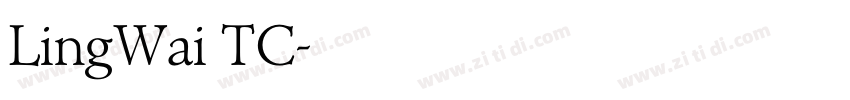 LingWai TC字体转换